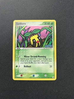 Pokemon Card EX Unseen Forces Reverse Holo Sunkern 76/115 Stamped - Image 1