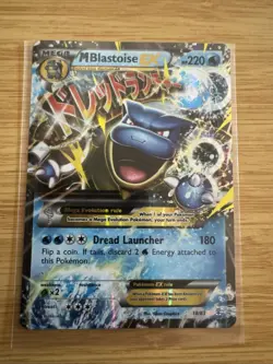 Pokemon TCG Mega M Blastoise EX Holo Card 18/83 Generations - Image 1