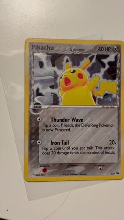 Pikachu Delta Species 035 Nintendo 2006 Holo Promo 40 HP Iron Tail Pokemon Card - Image 2