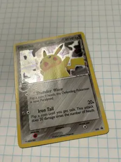 Pikachu Delta Species 035 Nintendo 2006 Holo Promo 40 HP Iron Tail Pokemon Card - Image 4