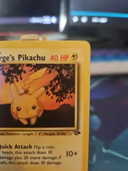 Pokemon TCG Lt. Surge's Pikachu Card #84/132 Gym Challenge, Regular Non-Holo NM - Image 3