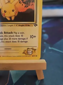Pokemon TCG Lt. Surge's Pikachu Card #84/132 Gym Challenge, Regular Non-Holo NM - Image 4