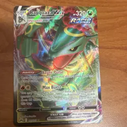 Rayquaza VMAX Crown Zenith Ultra Rare Holo Rapid Strike 102/159 Pokemon Card - Image 1