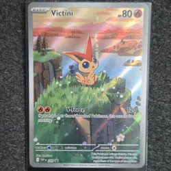 Pokemon Victini 208 Sv: Scarlet & Violet Promo Holo Basic Card HP 80 2025 - Image 1