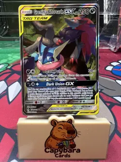 Greninja & Zoroark GX 201/214 - Unbroken Bonds - Ultra Rare Holo Pokemon Card - Image 1