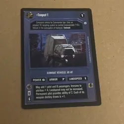 STAR WARS CCG ENDOR RARE CARD TEMPEST 1 - Image 1