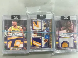 Lot of (3) Run and Gun Custom Patch Cards - Luka Kobe Lebron - Image 1
