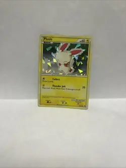 2010 Pokemon Card Plusle HGSS16 (Cracked Ice) Holo Promo HGSS -moderately played - Image 1