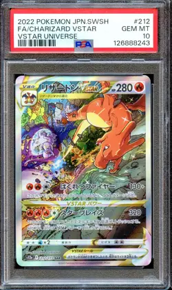 PSA 10 Charizard 212/172 VSTAR Universe S12A Japanese Pokemon Card GEM MINT - Image 1