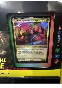 Magic The Gathering Deluxe Commander March of the machine Commander Deck Gimbal - Image 3
