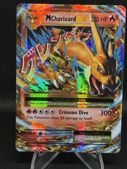 M Charizard EX 13/108 Ultra Rare XY Evolutions Holo Fire Pokemon Card LP - Image 1