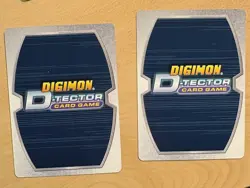 2 Digimon D-Tector GARURUMON 1st Edition Cards 2002 Bandai DT-8 CHAMPION, XB6CB - Image 2