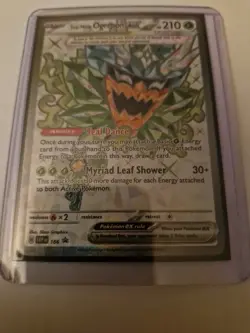 1x Teal Mask Ogerpon ex SVP 166 - Black Star PROMO Full Art Card Holo Rare MINT - Image 3