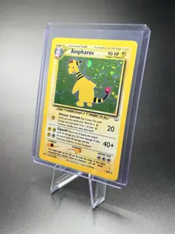 Pokemon Ampharos Neo Revelation Holo Rare Unlimited 01/64 90 HP English Card - Image 2