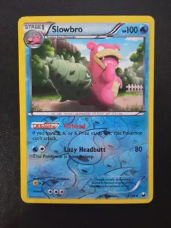 Pokemon TCG Reverse Holo Slowbro Dark Explorers 24/108 LP+ - Image 1