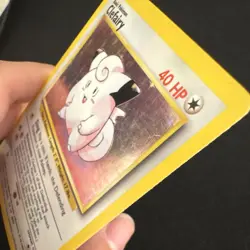 Pokemon Clefairy Base Set 5/102 Holo Rare 40 HP Basic English 1999 - Image 3
