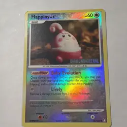 Happiny 52/123 Reverse Holo Pokemon Card Diamond & Pearl 2007 Stamped - Image 1