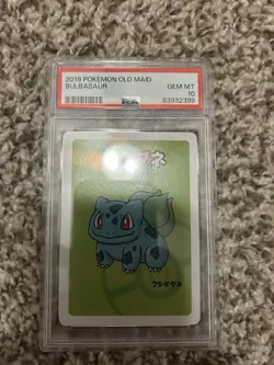 PSA 10 GEM MINT Graded 2019 Bulbasaur Old Maid Babanuki Pokemon Card Ooyama Art - Image 2