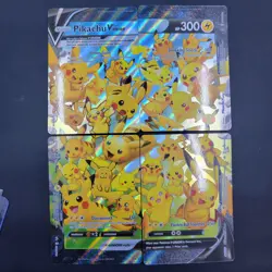 Pokemon TCG Pikachu V Union Promo Complete 4 Card Set SWSH 139 140 141 142 Holo - Image 1