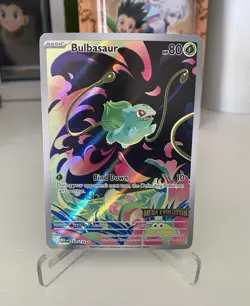 Bulbasaur Mega Evolutions Stamped Promo Pokemon TCG Near Mint - Image 1