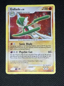 Pokemon Gallade Holo Rare 6/132 Secret Wonders 2007 Stage 2 130 HP Psychic Cut - Image 1