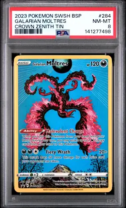 Pokemon PSA 8 Galarian Moltres SWSH284 SWSH: Sword & Shield Promo Cards Holo - Image 1