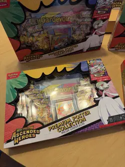 6 Boxes Of Pokemon Ascended Heroes Premium Poster Collection Gardevoir & Lucario - Image 2