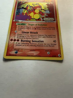 Magmar 21/92 Legend Makers Reverse Holo Logo Stamp Pokemon Card TCG READ DESC - Image 2
