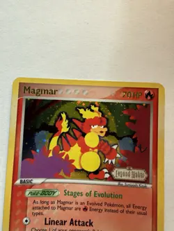 Magmar 21/92 Legend Makers Reverse Holo Logo Stamp Pokemon Card TCG READ DESC - Image 3