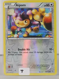 Aipom - BW Dragons Exalted - 99/124 - Pokemon TCG - Reverse Holo - Image 2