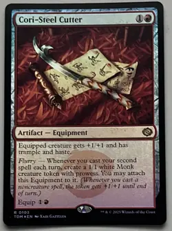 MTG Tarkir: Dragonstorm Cori-Steel Cutter Artifact RARE FOIL #0103 - Image 1