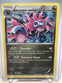 Pokemon TCG Hydreigon 98/124 Dragons Exalted Holo Rare 2012 - NM: Near Mint - Image 3