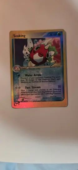 Pokemon TCG Seaking EX Ruby & Sapphire 21/109 Reverse Holo Rare - Image 1