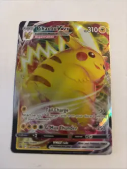 2023 Pokemon SWSH #286 FA Pikachu VMAX Black Star Promo Mint - Image 1