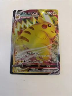 2023 Pokemon SWSH #286 FA Pikachu VMAX Black Star Promo Mint - Image 5