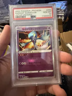 2022 POKEMON JPN SWORD & SHIELD VSTAR UNIVERSE #055 RADIANT GARDEVOIR PSA 10 - Image 1