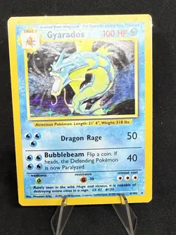 Pokemon TCG Gyarados Base Set 6/102 - Image 1