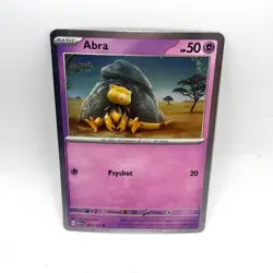 Abra 063/165 Cosmos Holo Promo Pokemon Holo Near Mint - Image 1
