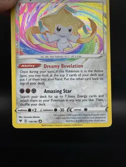 Pokemon TCG Jirachi Amazing Rare SWSH04: Vivid Voltage 119/185 - MP - Image 4
