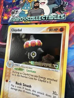 Pokemon Claydol Reverse Holo Stamped- EX Emerald - 24/106 Yuka Morii Near Mint - Image 2