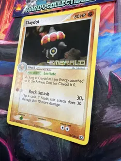 Pokemon Claydol Reverse Holo Stamped- EX Emerald - 24/106 Yuka Morii Near Mint - Image 3