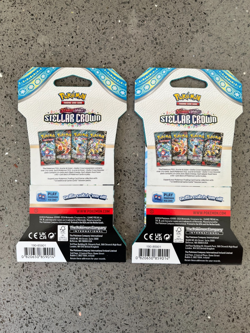 Pokemon TCG Stellar Crown Sleeved Booster Pack - Factory Sealed x2 - Image 2
