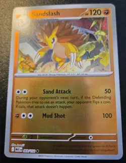 Sandslash 069/132 Reverse Holo Common Mega Evolution Pokemon TCG - Image 1