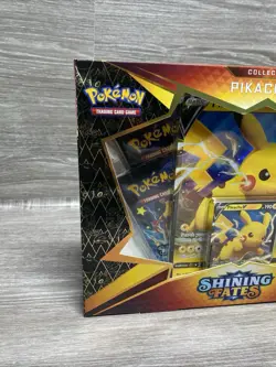 Pokemon TCG SWSH Shining Fates Pikachu V Collection Box Factory Sealed! - Image 2