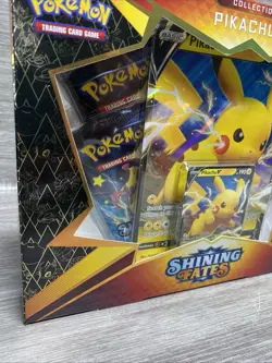 Pokemon TCG SWSH Shining Fates Pikachu V Collection Box Factory Sealed! - Image 4