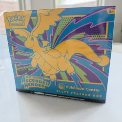 Ascended Hero’s Pokemon Center Exclusive ETB Sealed New In Hand - Image 2