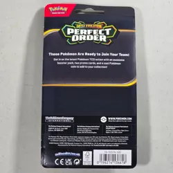 Pokemon Perfect Order Premium Checklane Blister 1 Booster Pack Steelix SEALED - Image 4