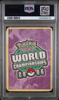 2006 POKEMON WORLD CHAMPIONSHIPS PROMO B-L-S #105 LATIAS-GOLD STAR PSA 1 - Image 2