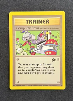 Pokemon TCG Computer Error 16 Black Star Promo WOTC Vintage NM/Mint - Image 1