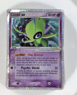 Celebi EX 17/17 Holo Rare Pop Series 2 2005 Pokemon TCG Vintage - Image 1